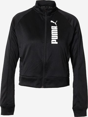 PUMA Sport szabadidős dzsekik - fekete: elől