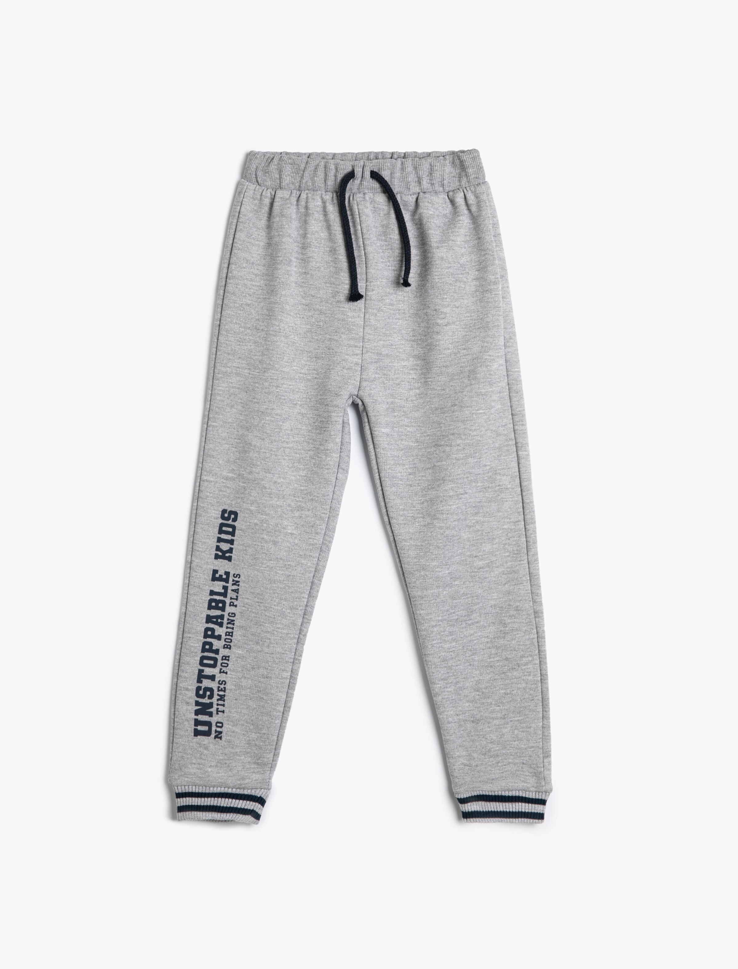Koton Jogger Sweatpants Für Jungen – Mit Print, Bequem, Aus Recycelten Materialien, Respect Life Kollektion