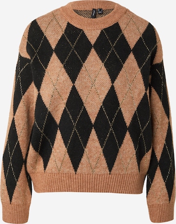 ruda VERO MODA Megztinis 'VMBILLE': priekis