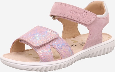 SUPERFIT Sandaalit 'Sparkle' värissä turkoosi / roosa / hopea, Tuotenäkymä