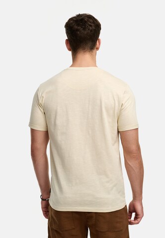 INDICODE JEANS Shirt 'Andorra' in Beige