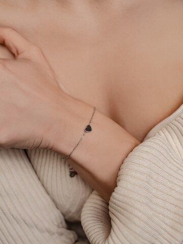 Hey Happiness Armband 'Tender' in Silber