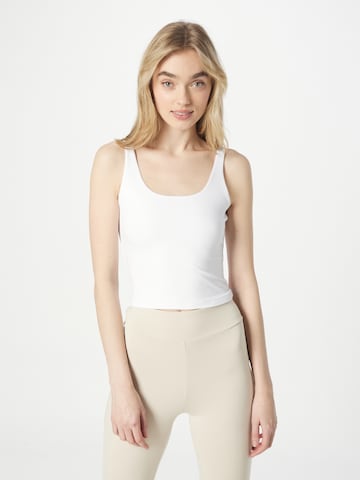 Abercrombie & Fitch - Top en blanco: frente