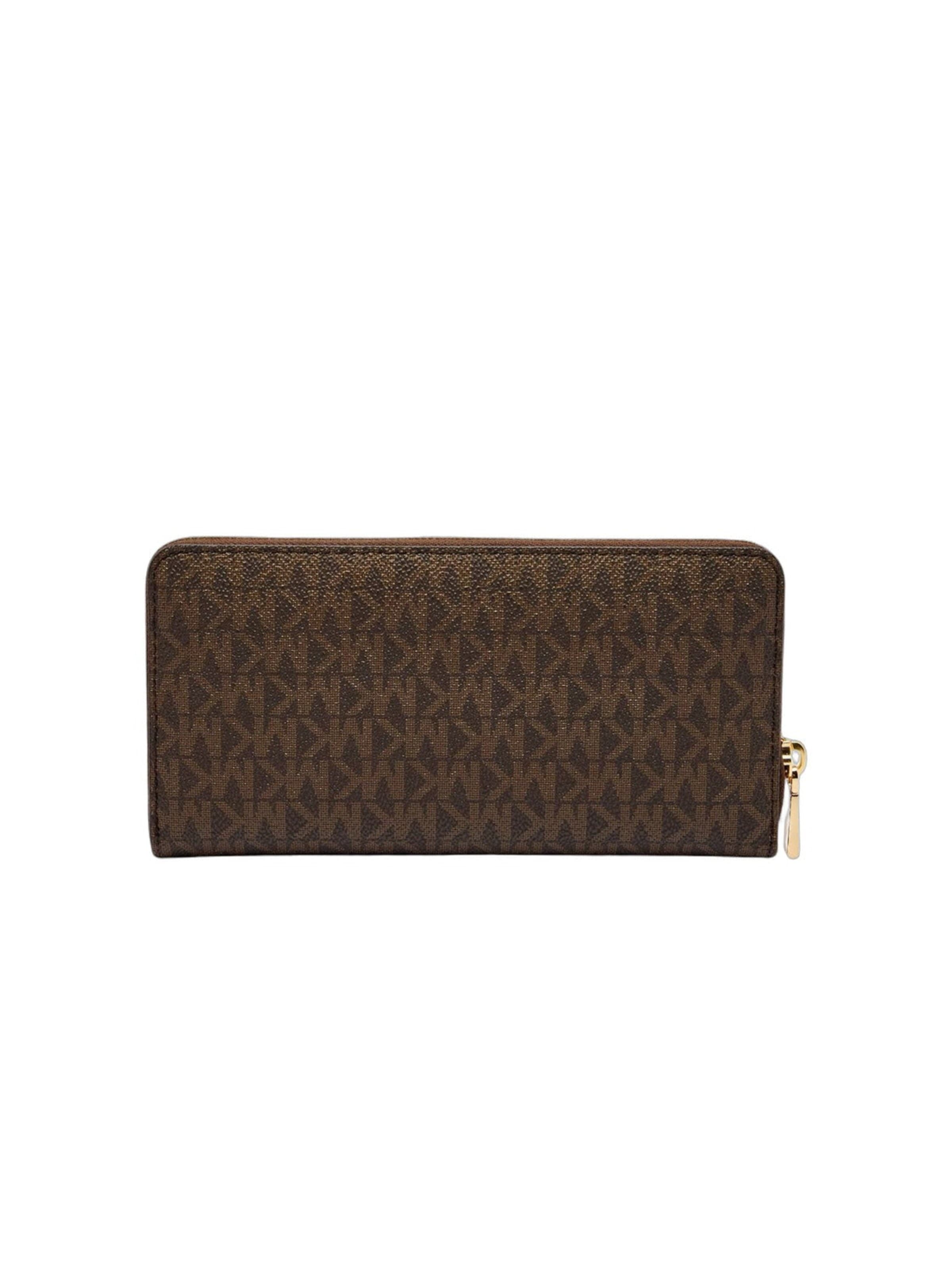 MICHAEL Michael Kors - Cartera 'Michael Kors Portefeuille Continental Jet Set Slim Marron' en marrón