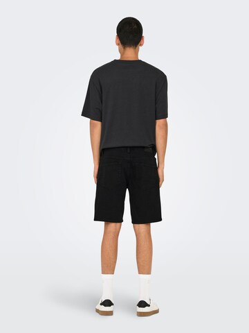 Only & Sons - Regular Calças de ganga 'ONSWEFT' em preto