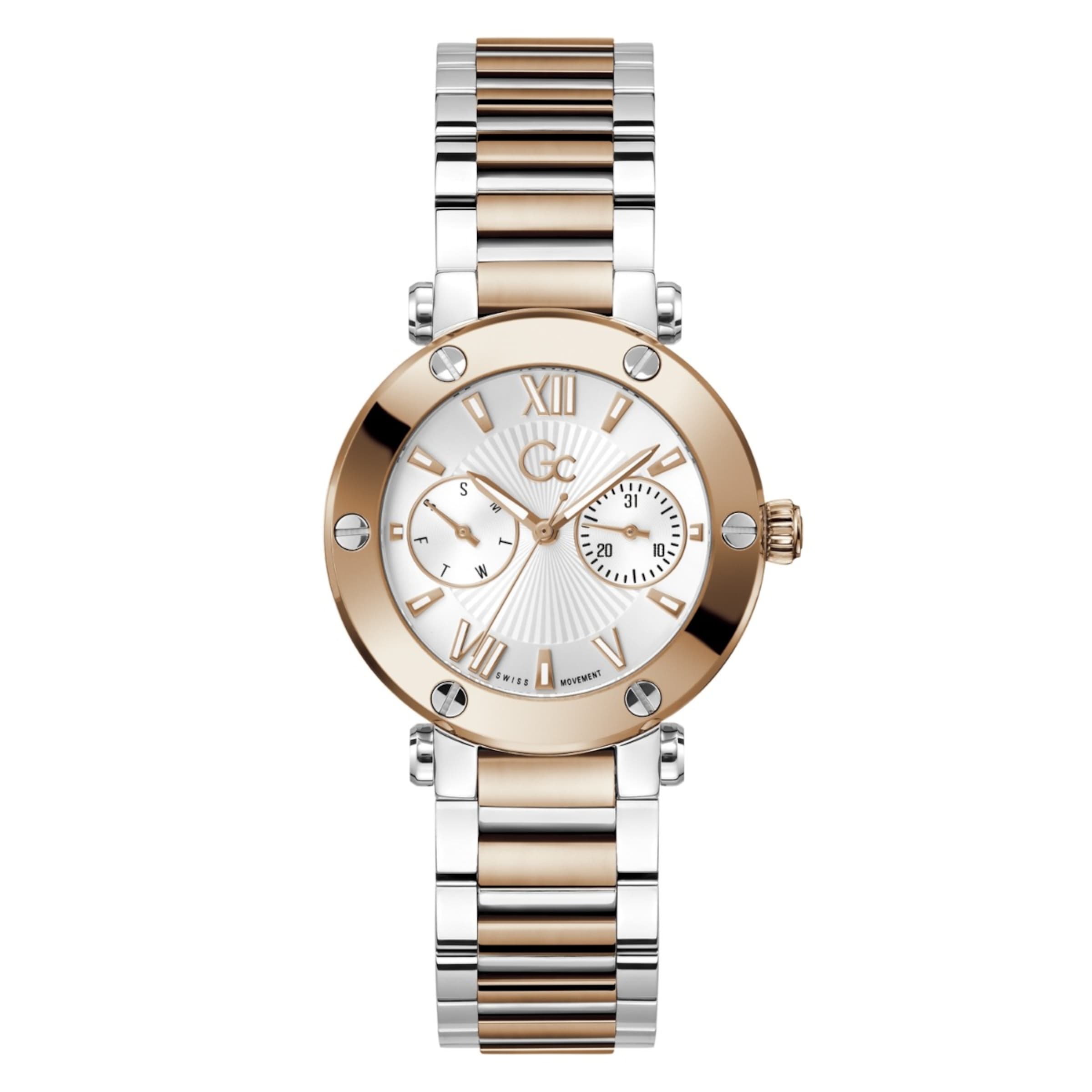 Gc Analog watch in Gold: front