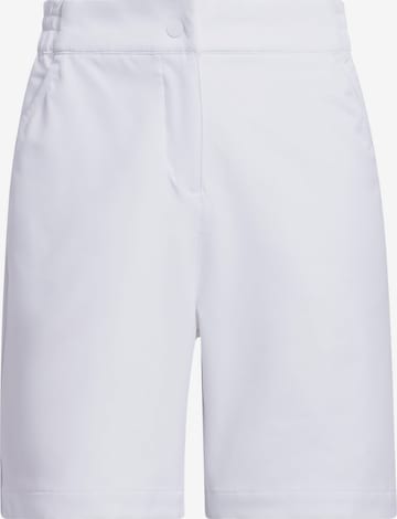 Regular Pantalon de sport 'Women's Ultimate365 Bermuda' ADIDAS PERFORMANCE en blanc : devant