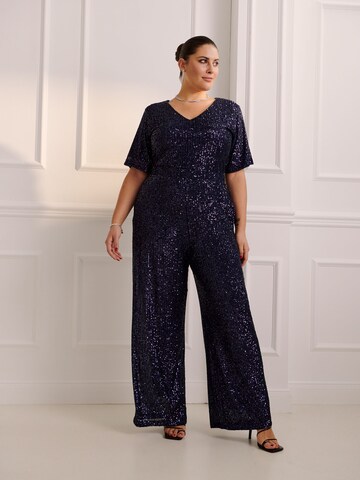 Guido Maria Kretschmer Curvy Jumpsuit in Blauw