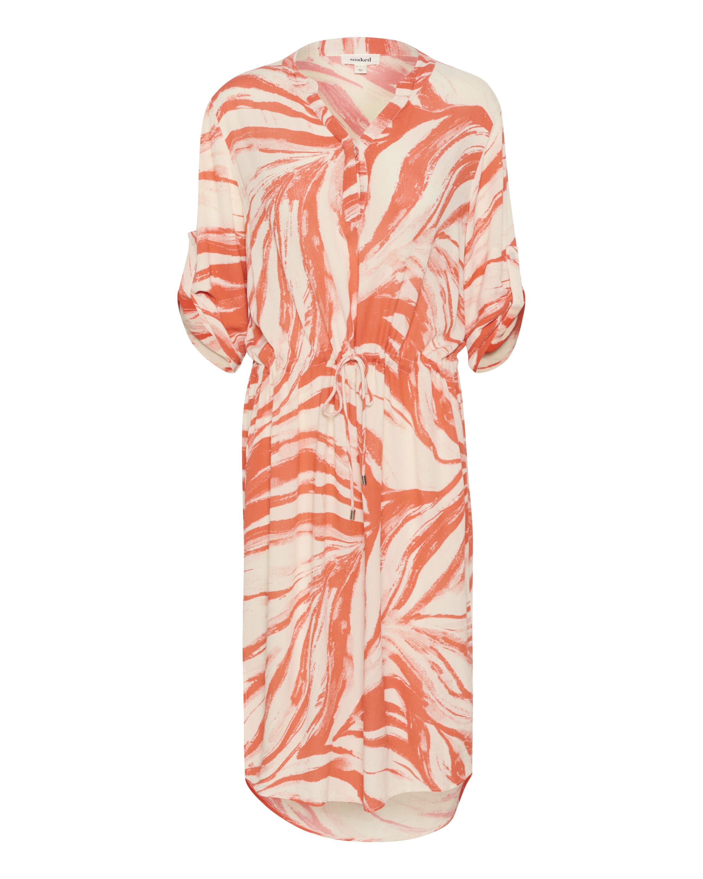 SOAKED IN LUXURY Dress 'Zaya' in Orange: front