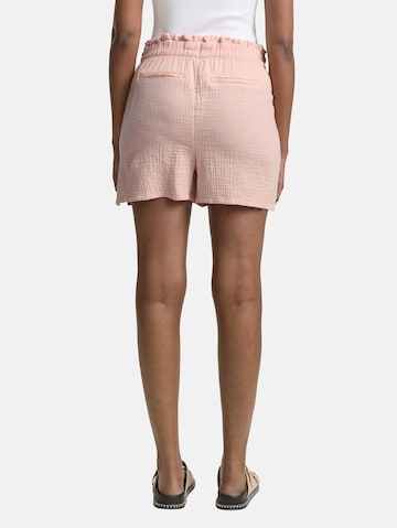 Coupe slim Pantalon TOM TAILOR DENIM en rose