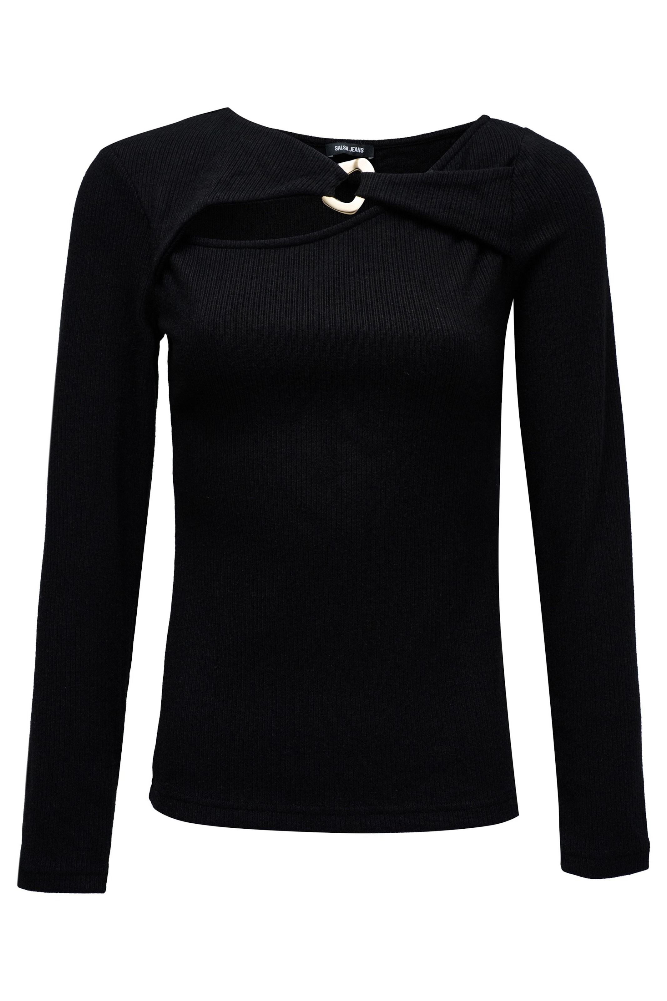 Salsa Jeans Pullover in Schwarz: Vorderseite