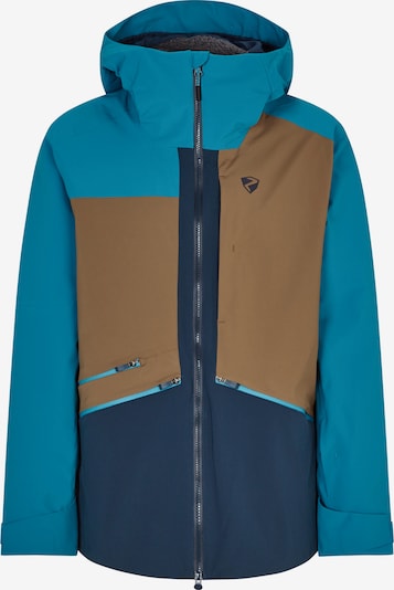 ZIENER Athletic Jacket 'TAHAN' in Dark blue / Brown, Item view