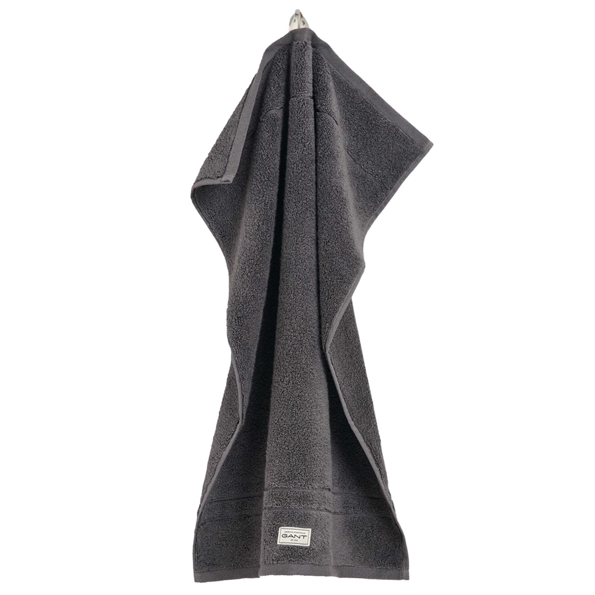 GANT Towel in Grey: front