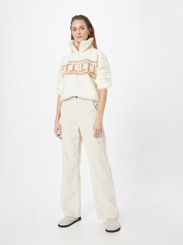 TOM TAILOR DENIM Sweatshirt in Weiß