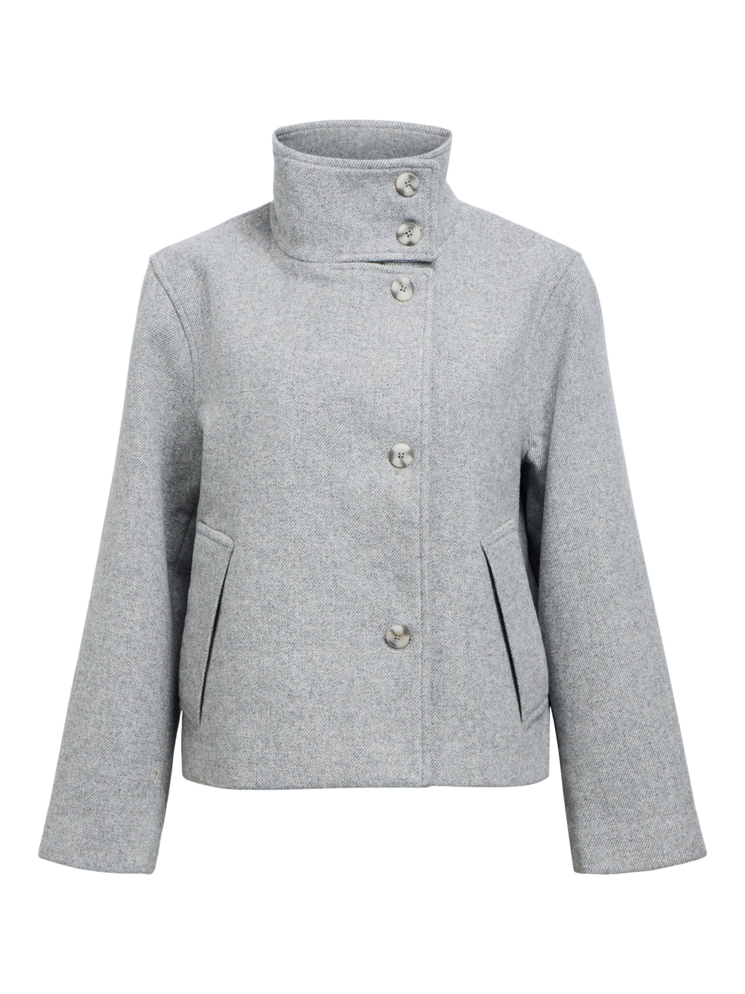 OBJECT Jacke 'OBJRIKI' in Grau: Vorderseite