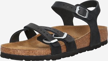 BIRKENSTOCK Páskové sandály 'Kumba' – černá: přední strana