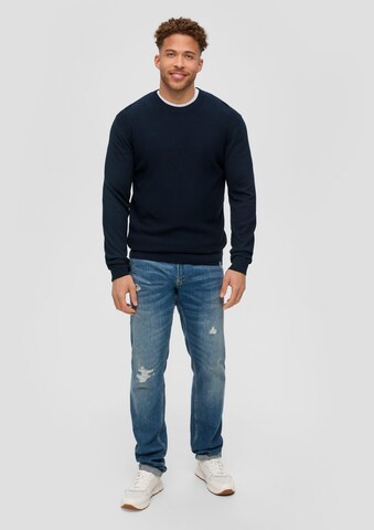 s.Oliver Men Tall Sizes Pullover in Blau