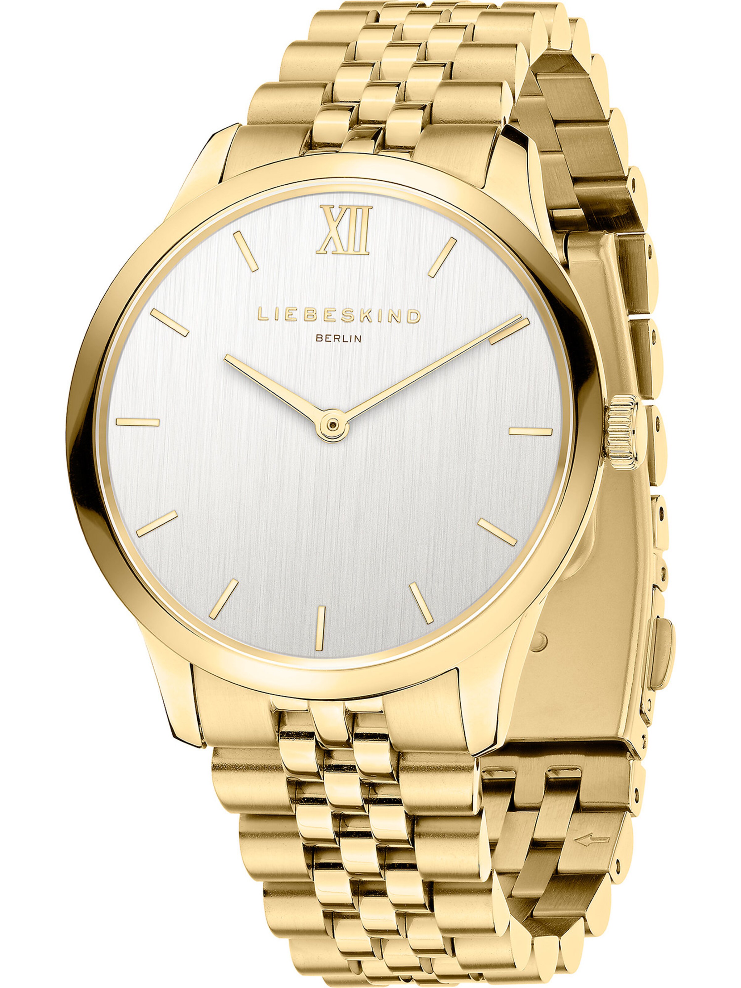 Montre à affichage analogique Liebeskind Berlin en or