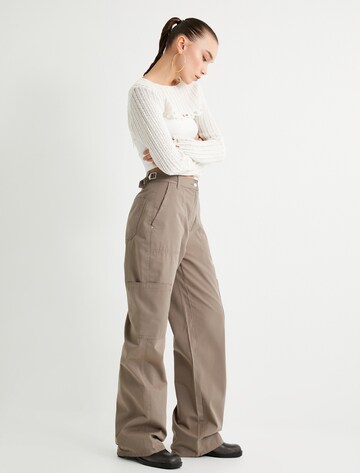 Koton Wide leg Trousers in Brown