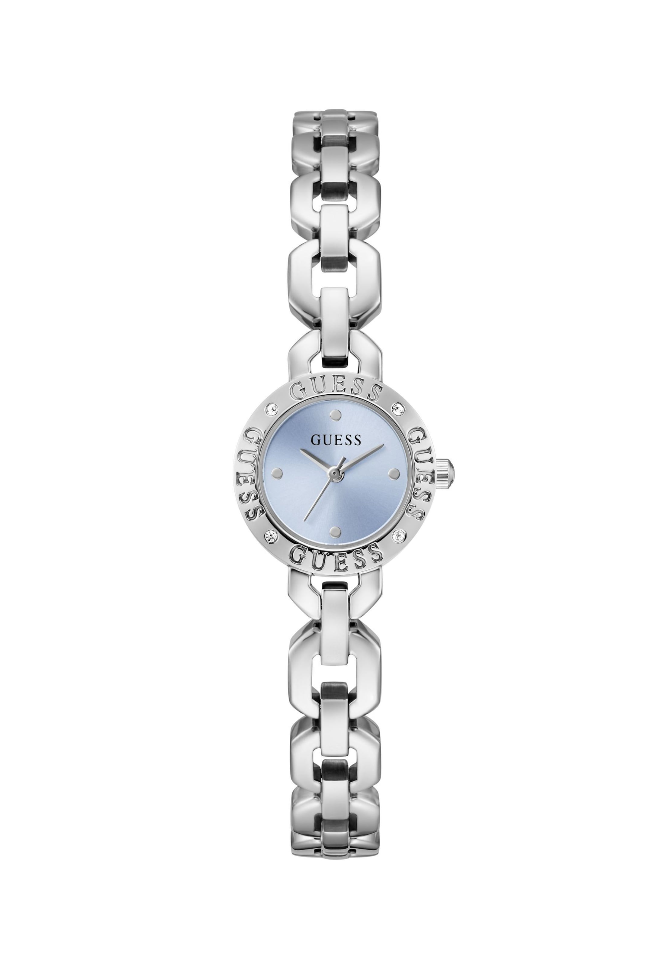 GUESS Analog watch 'SIREN' in Silver: front