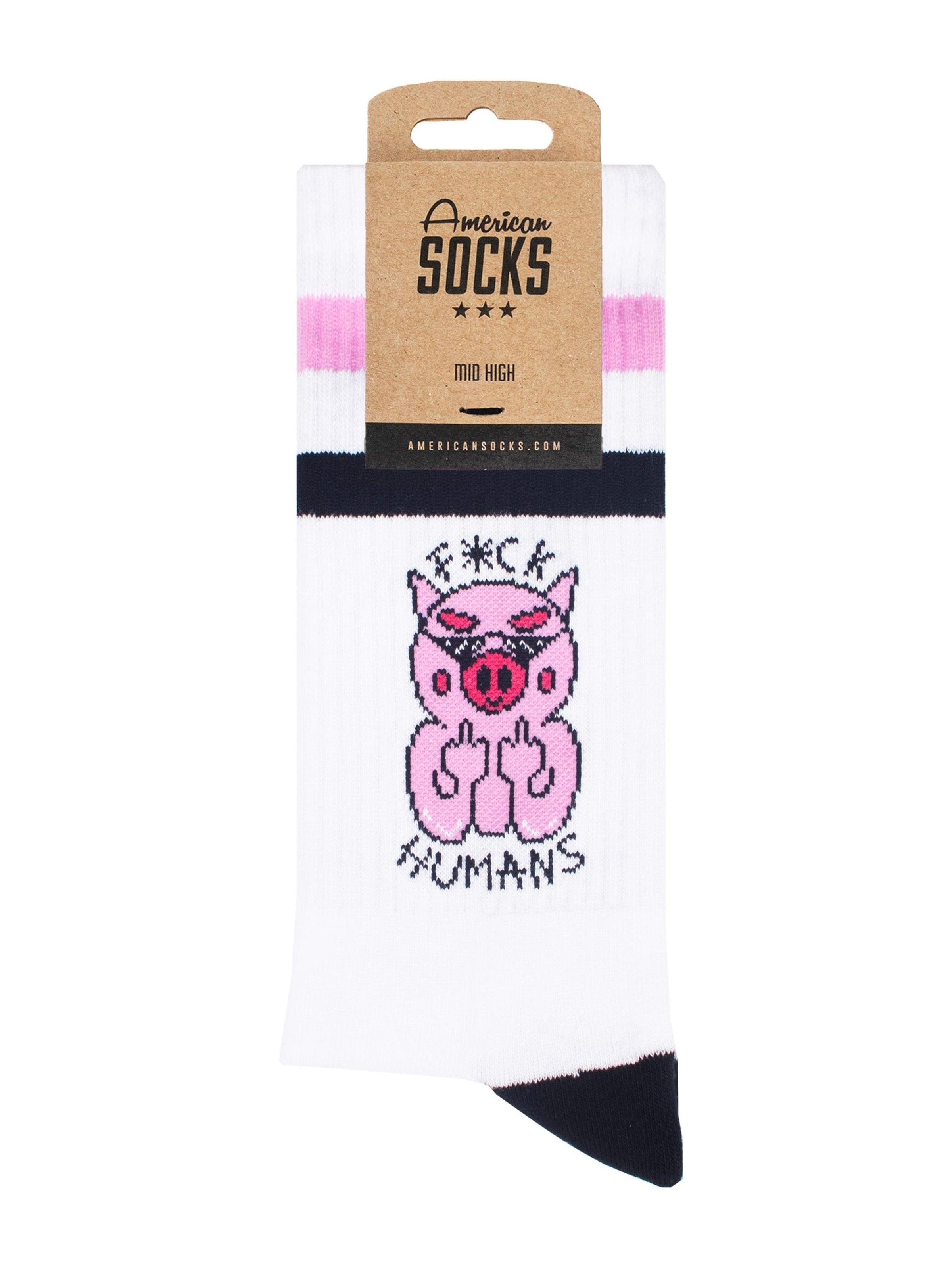 Chaussettes American Socks en blanc