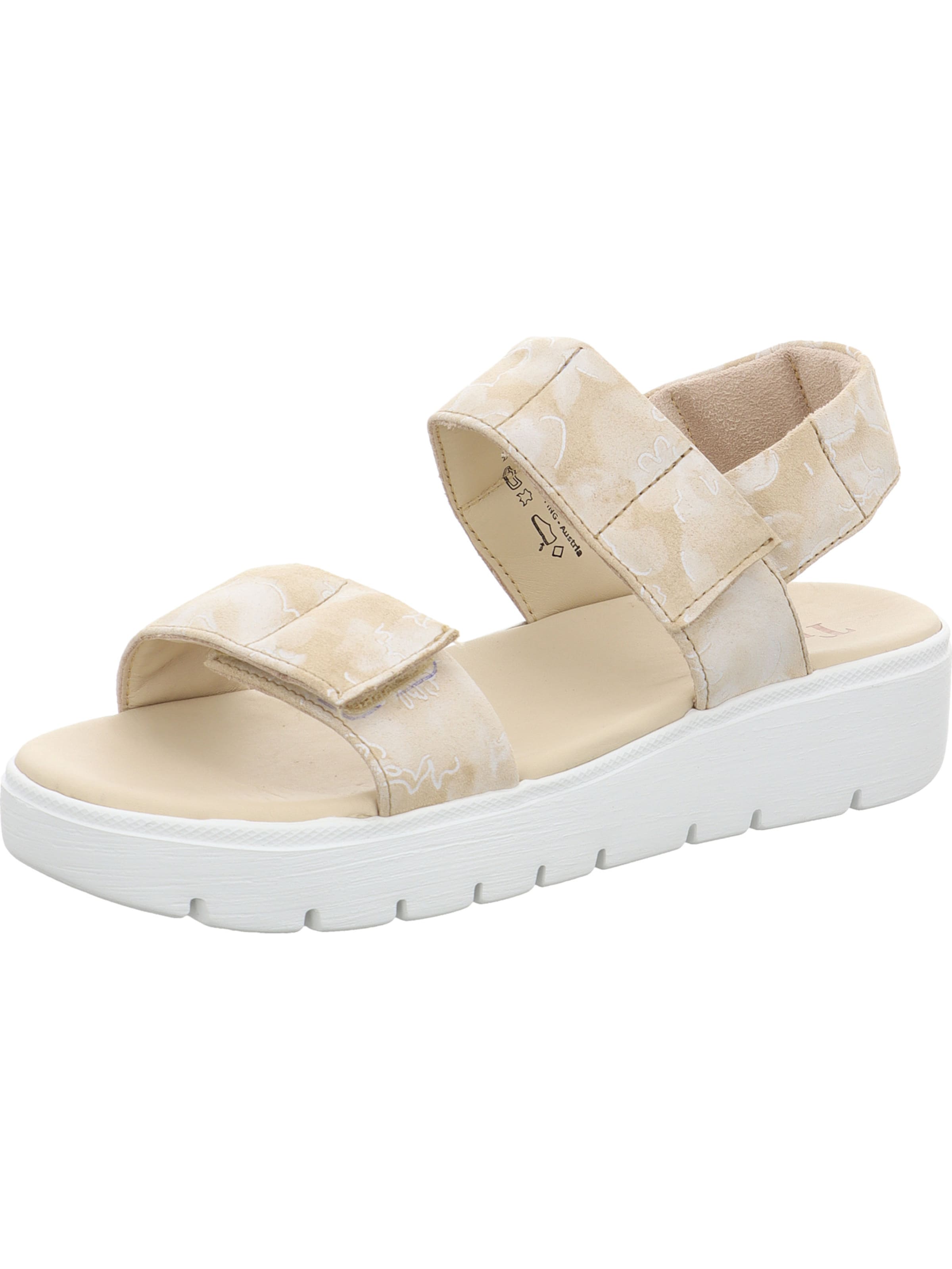 THINK! Strap Sandals 'Sing Light' in Brown: front