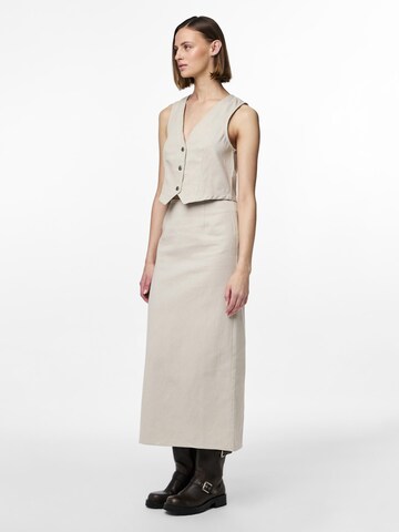 Jupe 'PCMille' PIECES en blanc