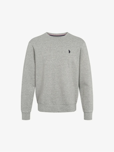 U.S. POLO ASSN. Sweat-shirt 'Hugo' en gris chiné, Vue avec produit