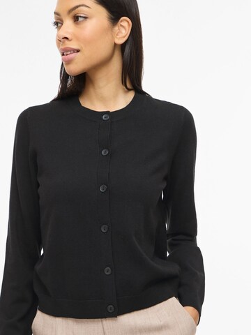 VILA Strickjacke 'VIMalu' in Schwarz