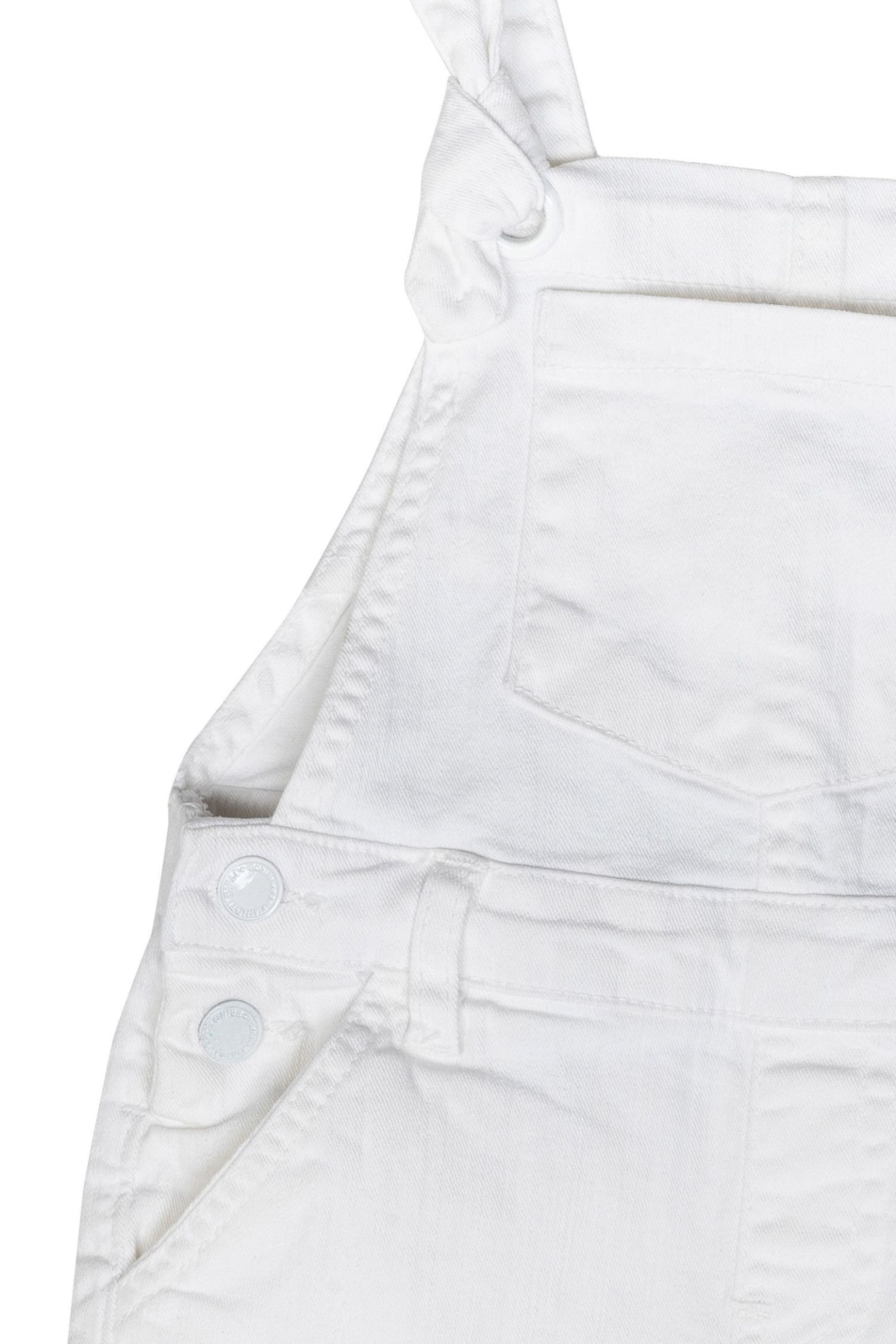MINOTI Szabványos Kantáros nadrágok - fehér