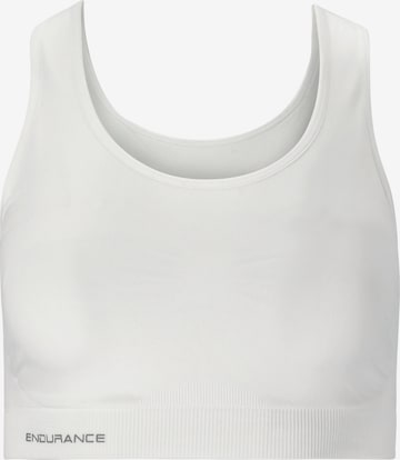 ENDURANCE Sports Bra 'Katrina' in White: front