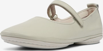 CAMPER Ballet Flats with Strap 'Right Nina' in Grey: front