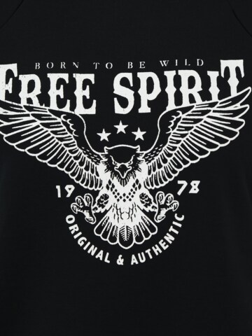 LOVE2WAIT Sweatshirt 'Free Spirit' in Grijs