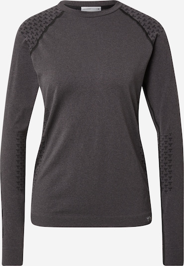 Hummel T-shirt fonctionnel en noir / noir chiné, Vue avec produit