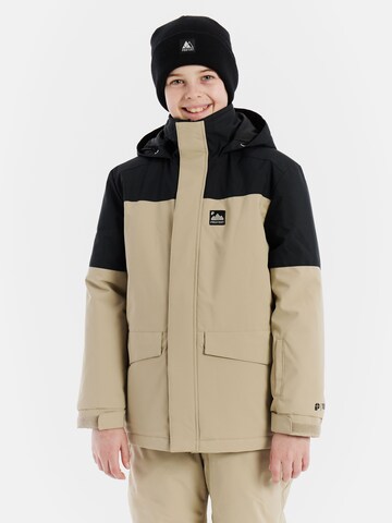 PROTEST Athletic Jacket 'PRTEwan JR' in Brown: front