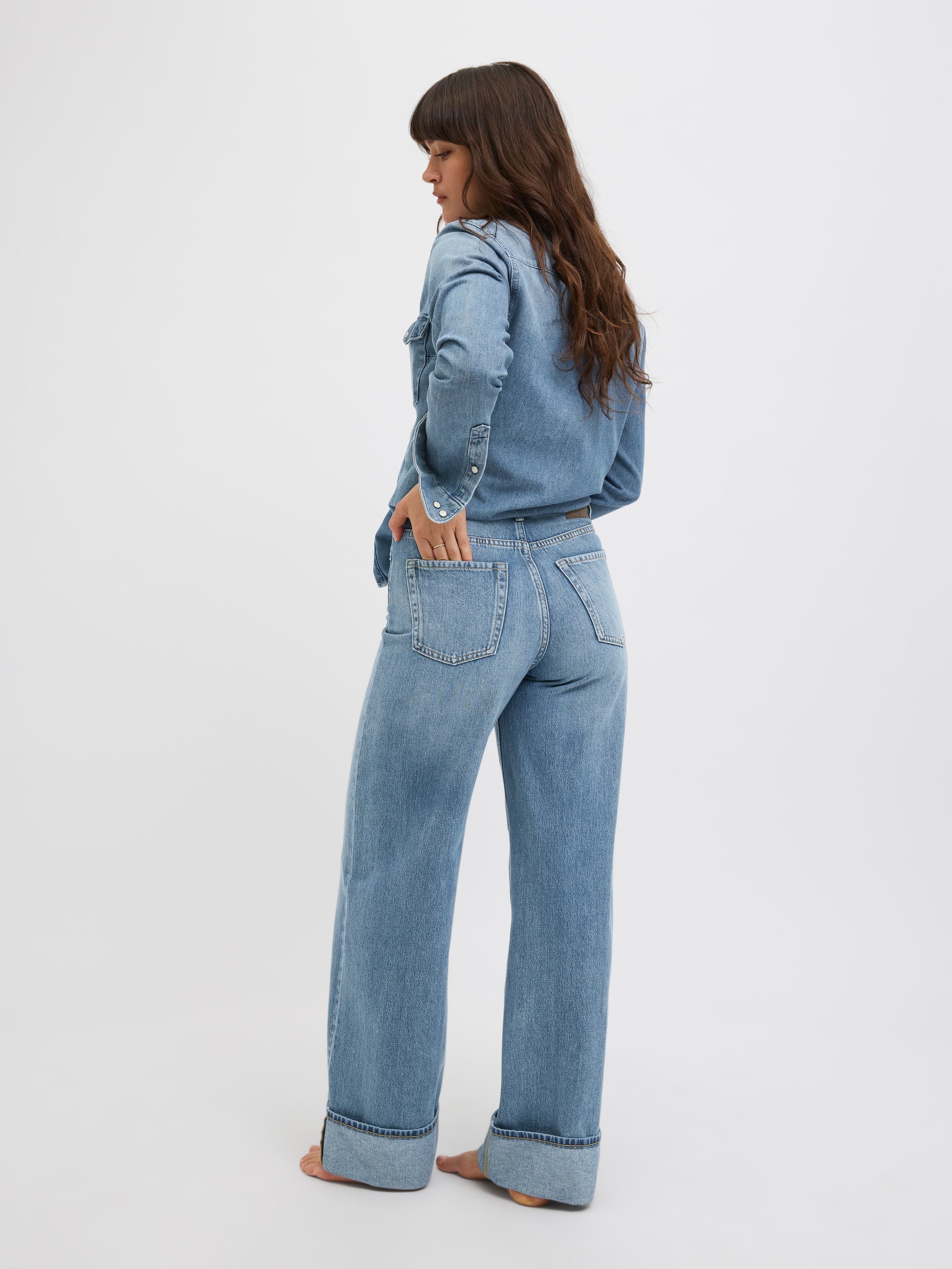 JJXX Wide leg Jeans 'JXTOKYO' in Blue Denim | ABOUT YOU