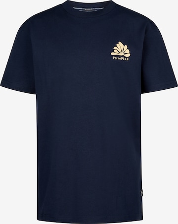 mėlyna Petrol Industries Marškinėliai 'Schooner': priekis