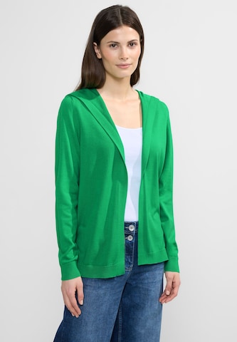 CECIL Knit Cardigan in Green: front