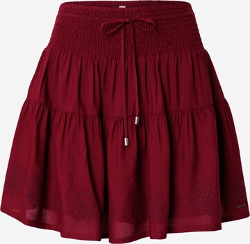 Pepe Jeans - Saia 'FRANCINA' em vermelho: frente