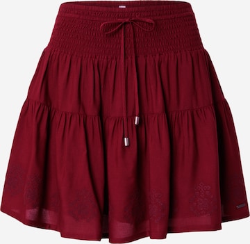 Pepe Jeans Rok 'FRANCINA' in Rood: voorkant