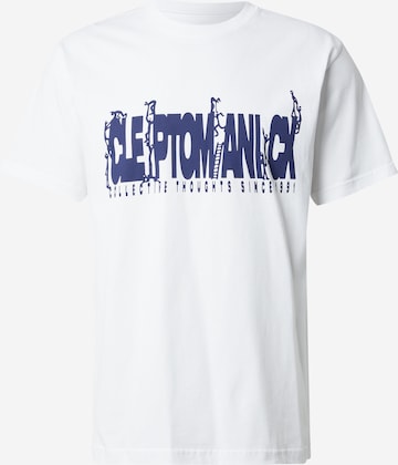 T-Shirt 'Collective' Cleptomanicx en blanc : devant