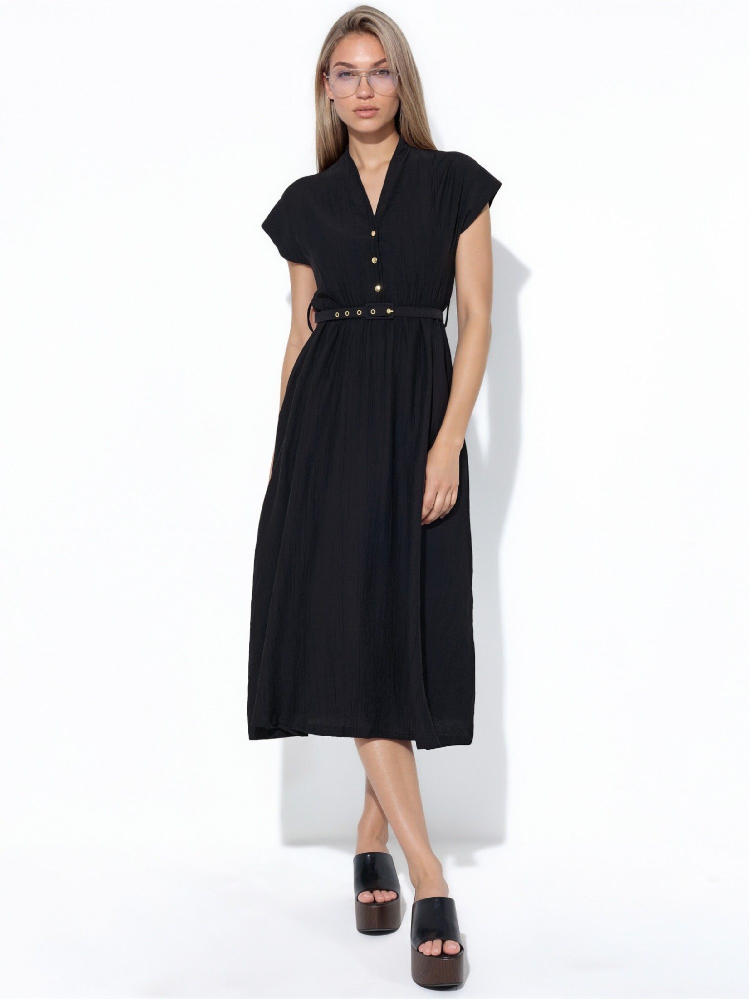 Busem Dress in Black