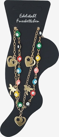 Akzent Foot Jewelry 'Prisara, langlebig' in Gold: front