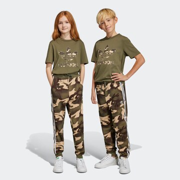 ADIDAS ORIGINALS Tapered Pants in Green: front