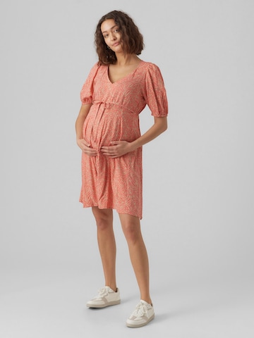 Vero Moda Maternity Summer Dress 'Sara' in Beige