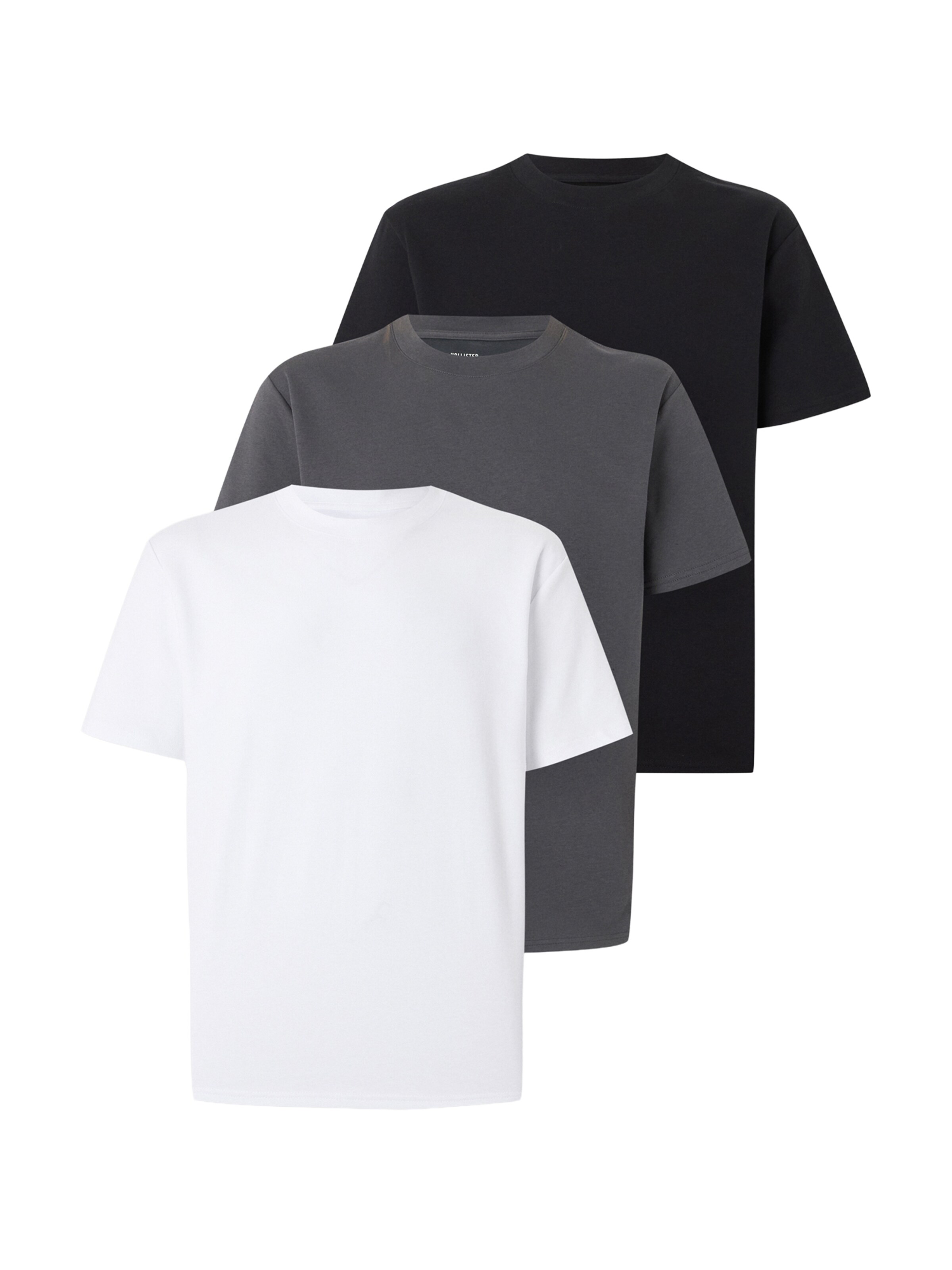 HOLLISTER Póló - szürke: elől