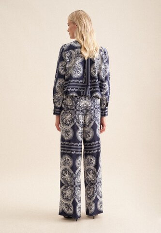 SEIDENSTICKER Regular Broek 'Schwarze Rose' in Blauw