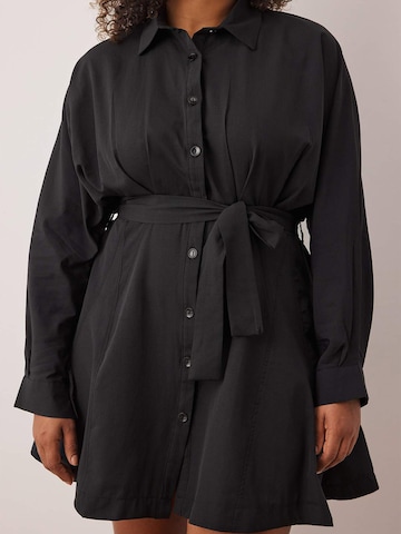 Trendyol Curve - Vestido camisero en negro