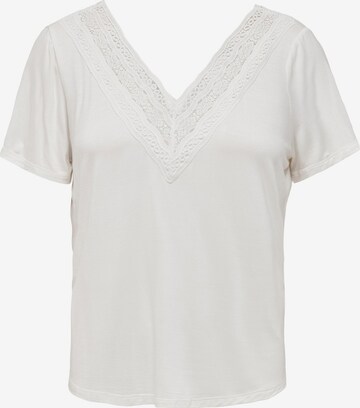 JDY Тениска 'Camma' в бяло: отпред