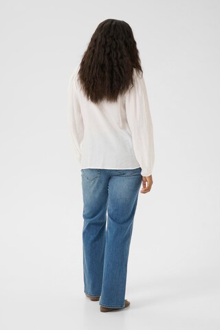 KAFFE CURVE Blouse 'Viva' in Wit